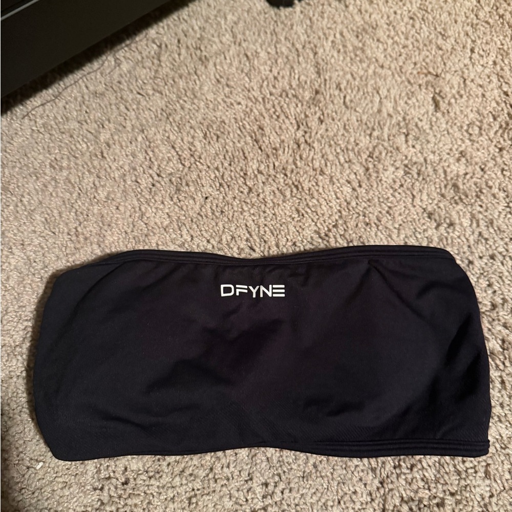 DFYNE Black Bandeau Top